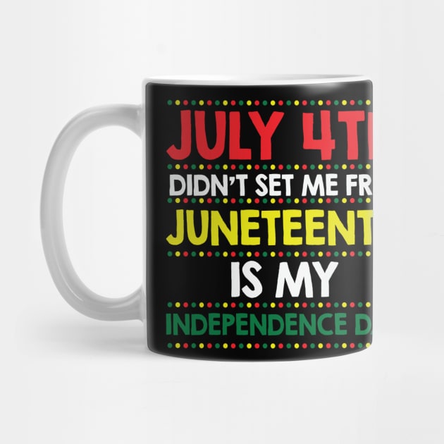 Juneteenth Is My Independence Day, JuneTeenth, African American, Black Lives Matter, Black History by UrbanLifeApparel